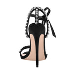 Load image into Gallery viewer, &quot;Sissy Maia&quot; Rhinestone Stiletto Drag Queen Sandals
