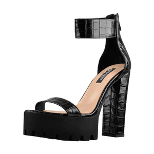 "Sissy Adelina" Chunky Heel Sandals for Men