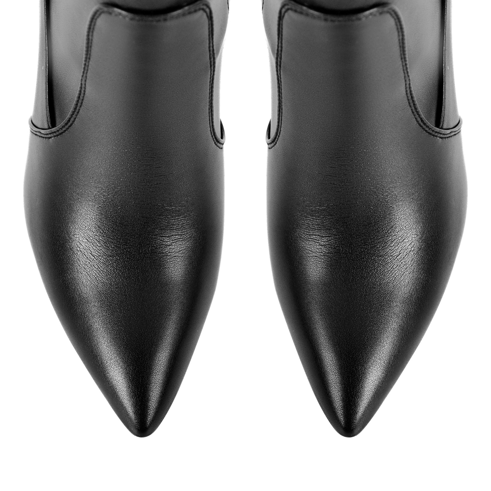 Pointed Toe Over The Knee Stiletto Stretch Boots