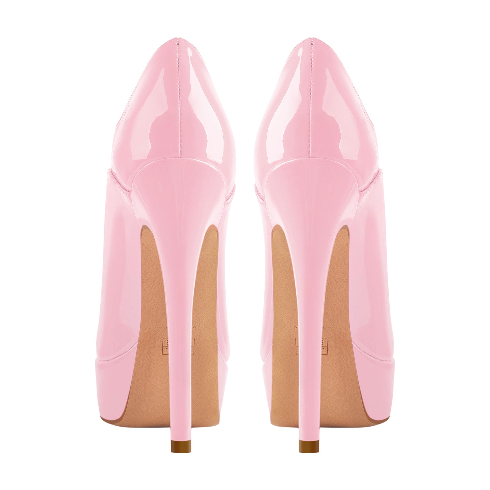 Pink Platform Lace-up Stiletto Ankle Boots