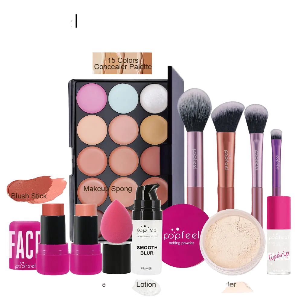 Makeup Gift Set - All-in-One 11-Piece Makeup Kit