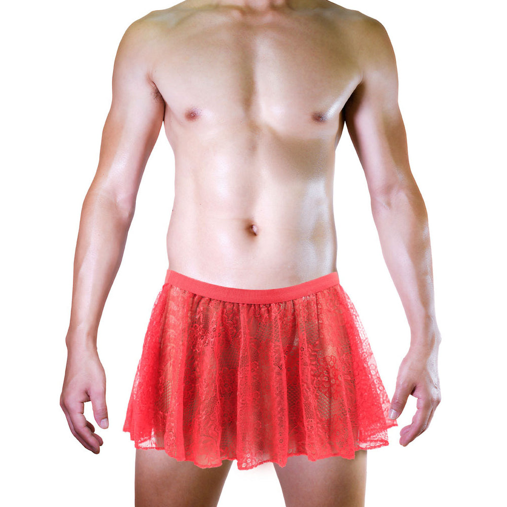 Lingerie for Men "Sissy Kira" Lace Trim Skirt