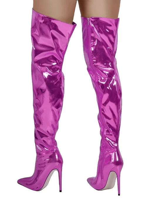 "Sissy Genesis" Stiletto Over The Knee Boots