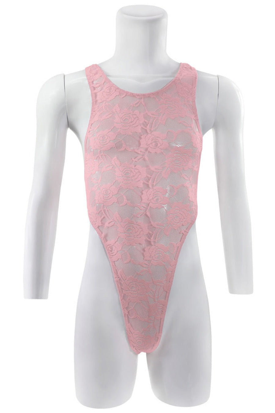 "Sissy Matilda" Rose Lace Bodysuit