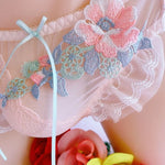 Load image into Gallery viewer, "Sissy Merritt" Briefs | Men's Lace &amp; Bow Frilly Panties for Crossdressing
