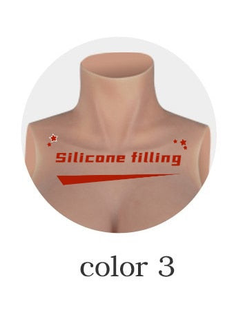 " Allesandra" Fake Boobs Breast Forms for Men.