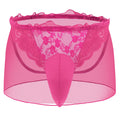 Sheer Lace Thong | Breathable See-Through Briefs for Feminine Expression