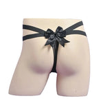 Load image into Gallery viewer, "Sissy Ailanny" Bow G-String Thong — Sheer Mesh Sissy Lingerie for Men
