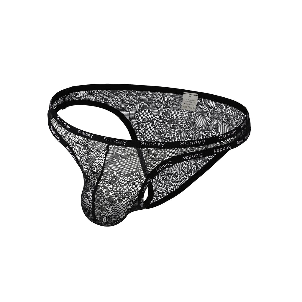 "Sissy Leona" Lace Sheer Underwear
