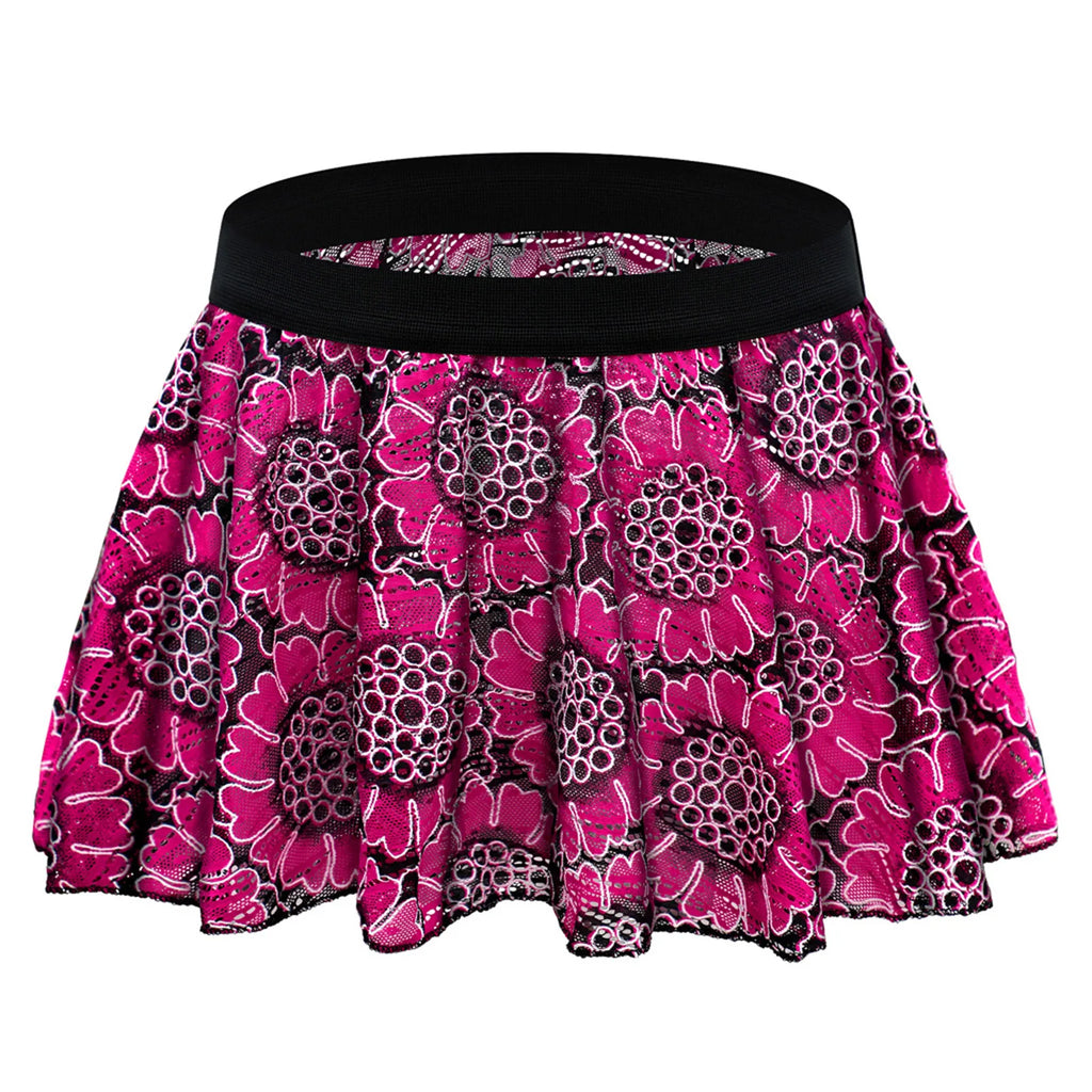 "Sissy Violet" Pleated  Short Skirt
