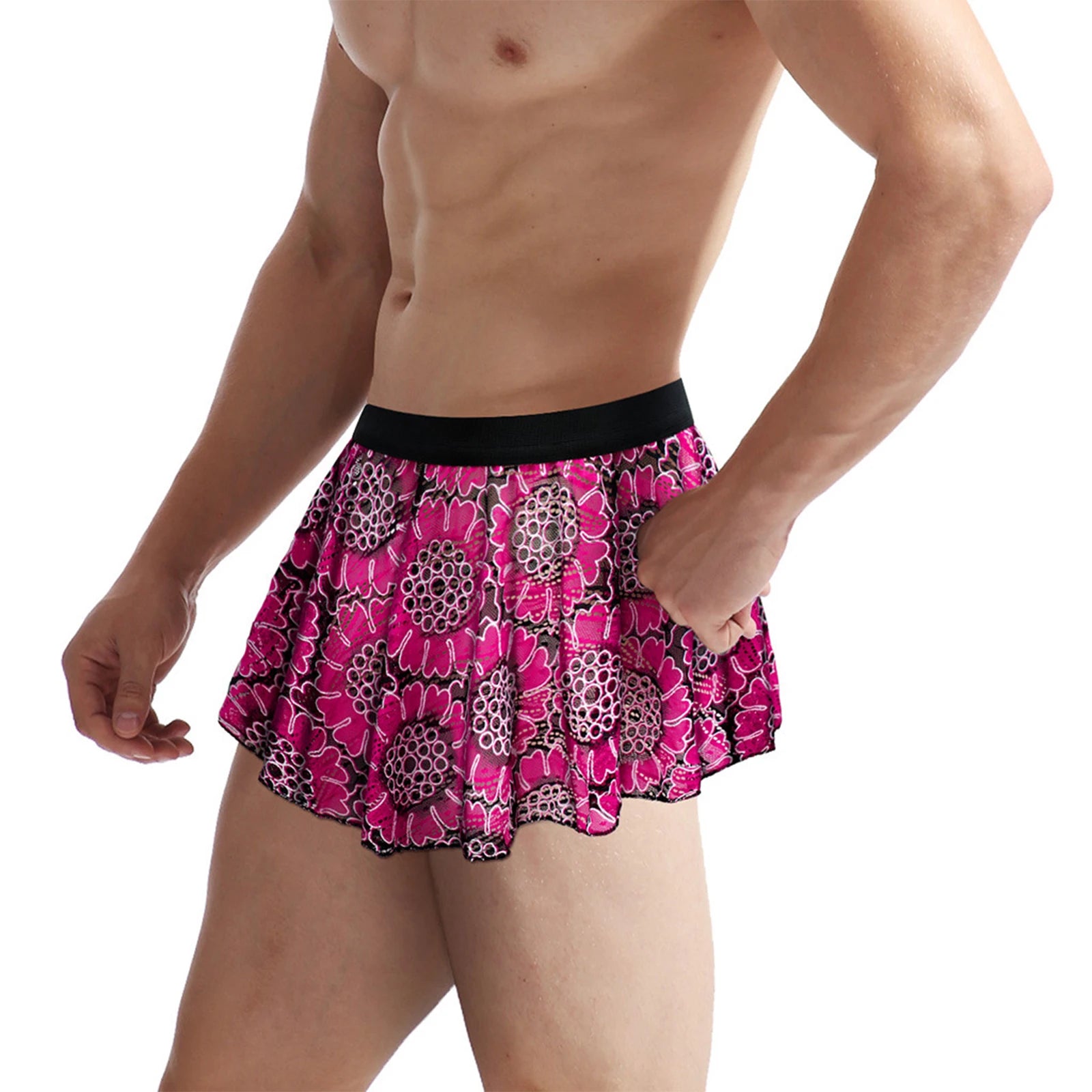 "Sissy Violet" Pleated  Short Skirt