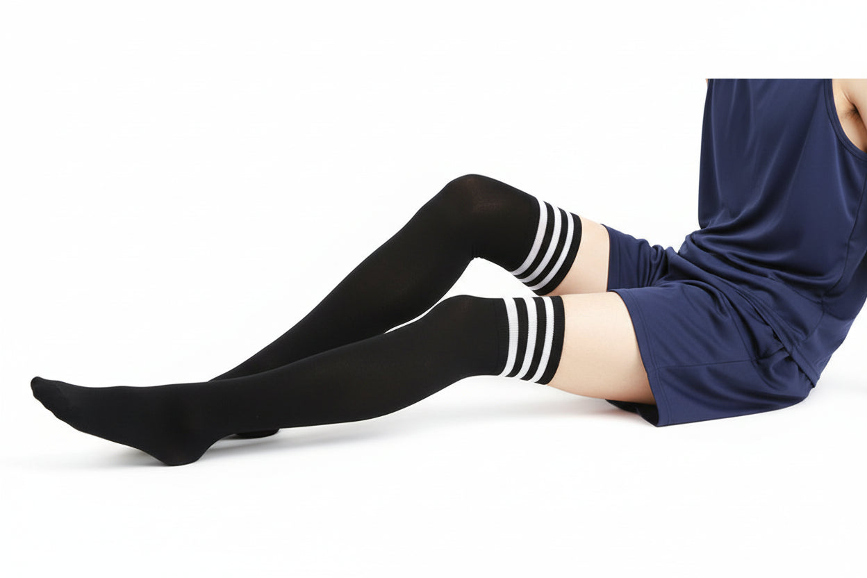 "Sissy Elani" Striped Long Socks