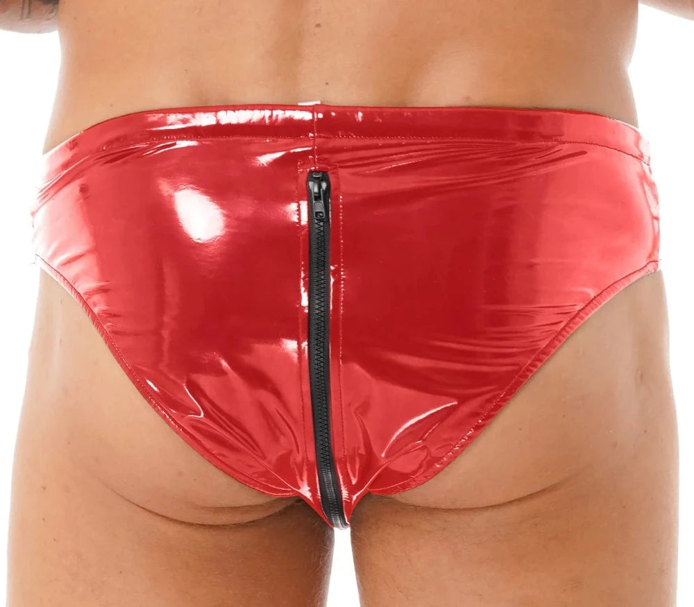 "Sissy Adley" Wet Look Briefs