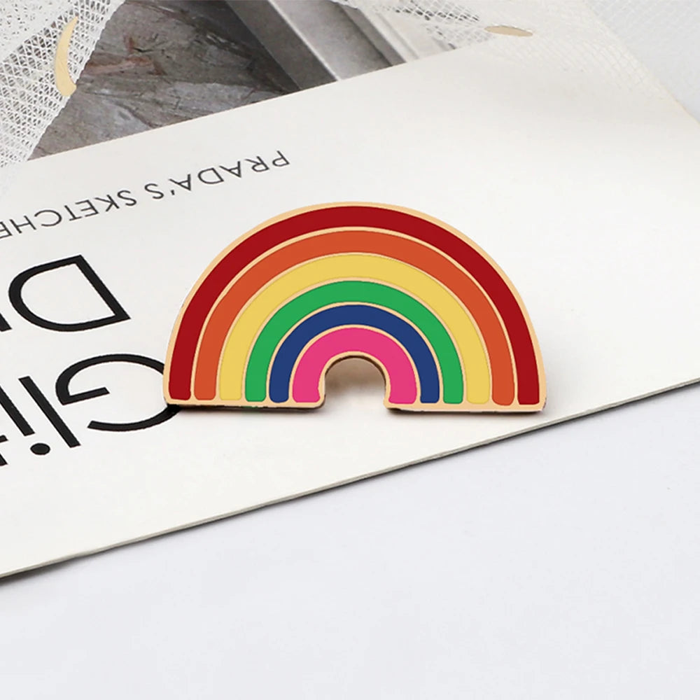 LGBTQ Enamel Pins Pride Lesbian, Gay, Rainbow Flag, Brooch, Pansexual ...