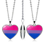 Load image into Gallery viewer, LGBT Gay Rainbow Pride Flag Necklace
