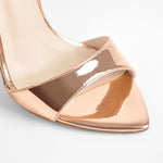 Load image into Gallery viewer, Rose Gold  High Heel Stilettos Sandals
