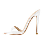 Load image into Gallery viewer, Rose Gold  High Heel Stilettos Sandals
