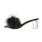 Load image into Gallery viewer, &quot;Sissy Julieta&quot; Feminine Feather Heel Sandals for Men
