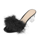 Load image into Gallery viewer, &quot;Sissy Julieta&quot; Feminine Feather Heel Sandals for Men
