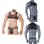 Load image into Gallery viewer, "Sissy Madelynn" Mens Sexy Floral Lace Lingerie Set
