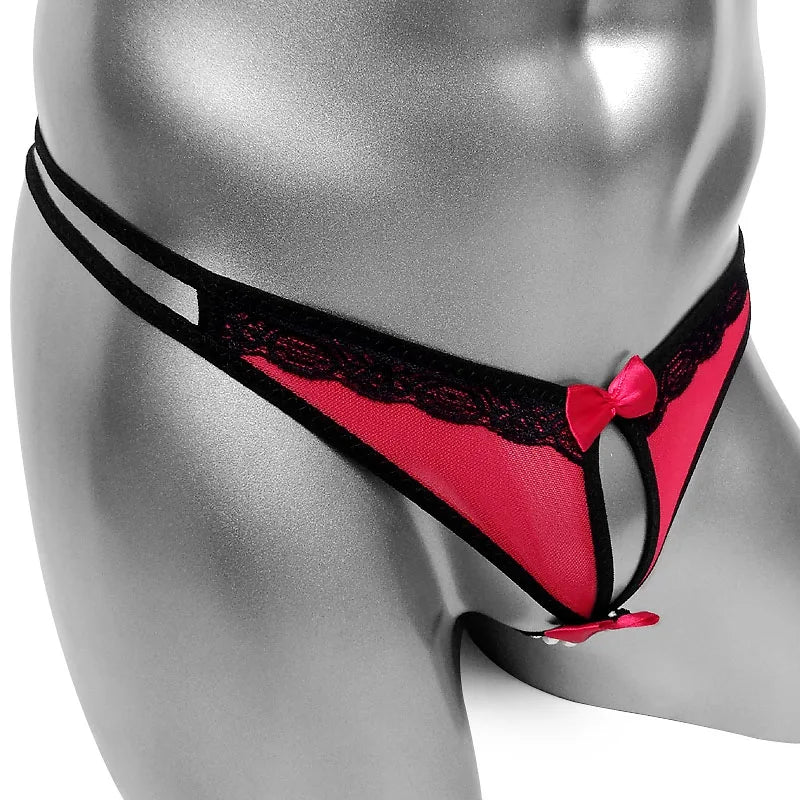 "Sissy Elowyn" Sexy See through Thong