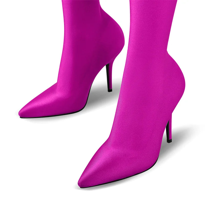 "Sissy Claire"Stretch Stiletto Pant Boots