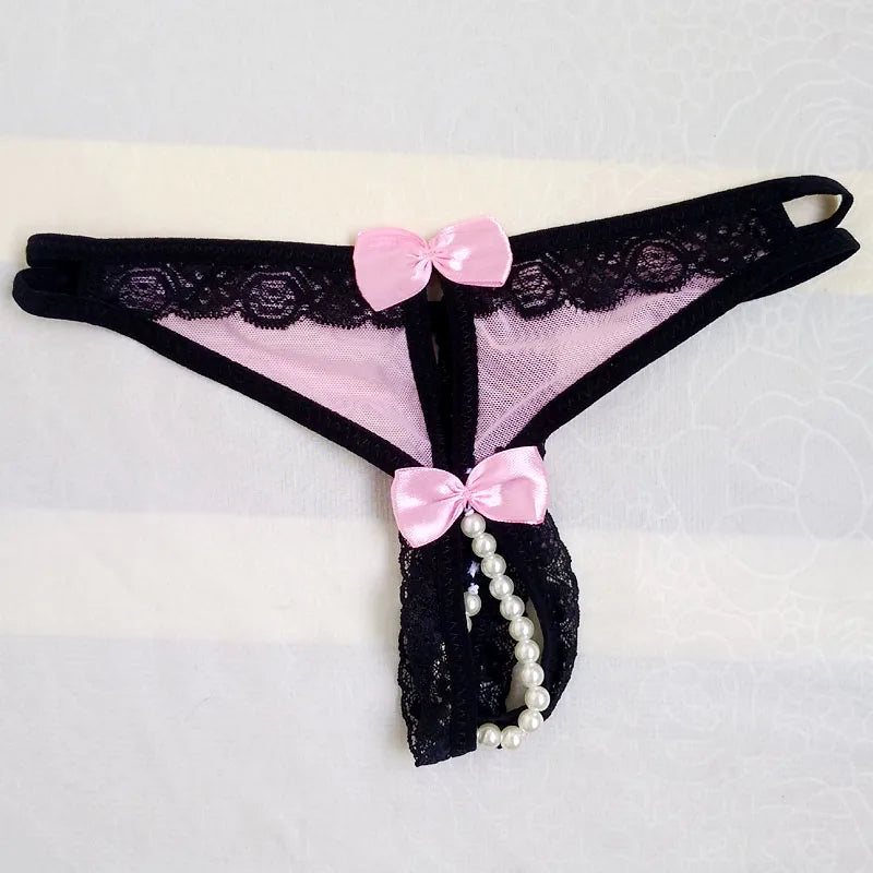 "Sissy Elowyn" Sexy See through Thong