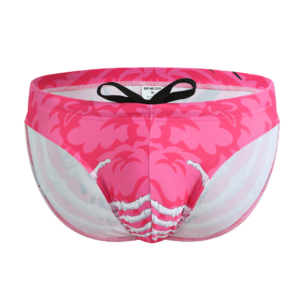 "Sissy Jacqueline" Swimming Briefs Sexy Gay Swimwear