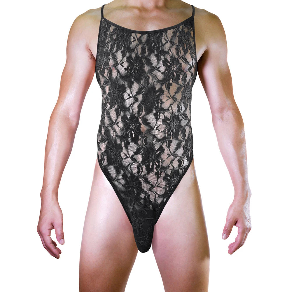 "Sissy Lillian" Sheer Bodysuit