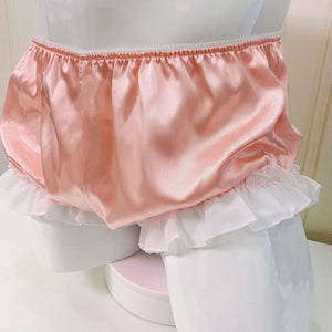 "Sissy Khloe" Gay Shiny Satin Boxer