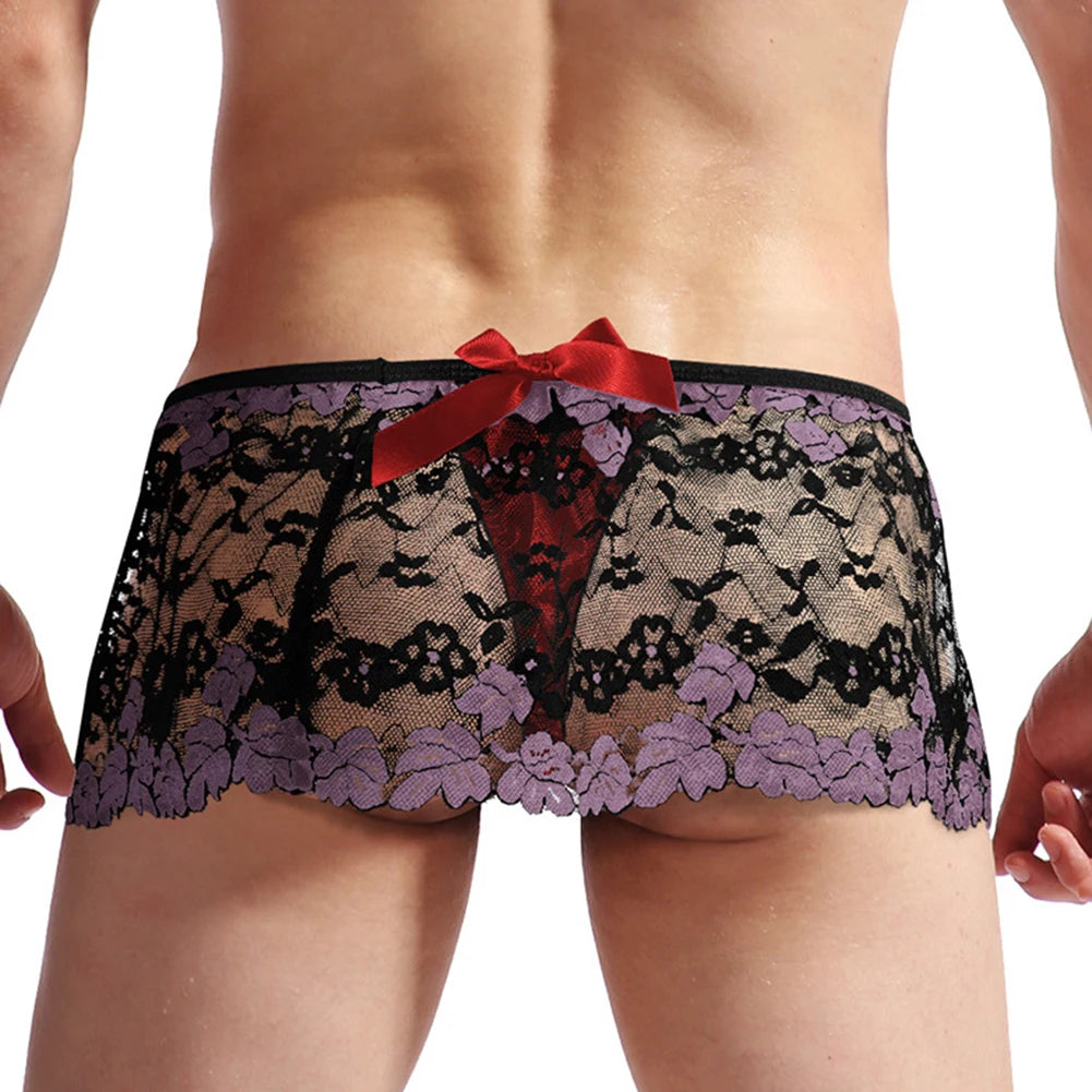 "Sissy Emily" Lace Lingerie Skirt