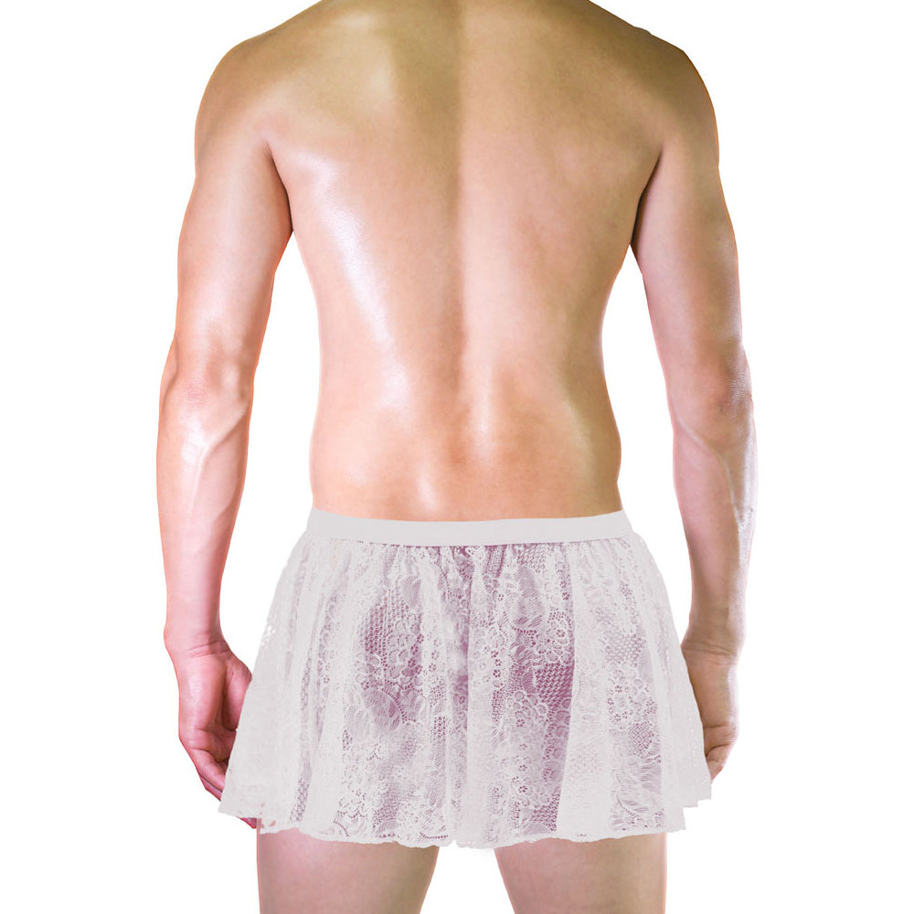 Lingerie for Men "Sissy Kira" Lace Trim Skirt
