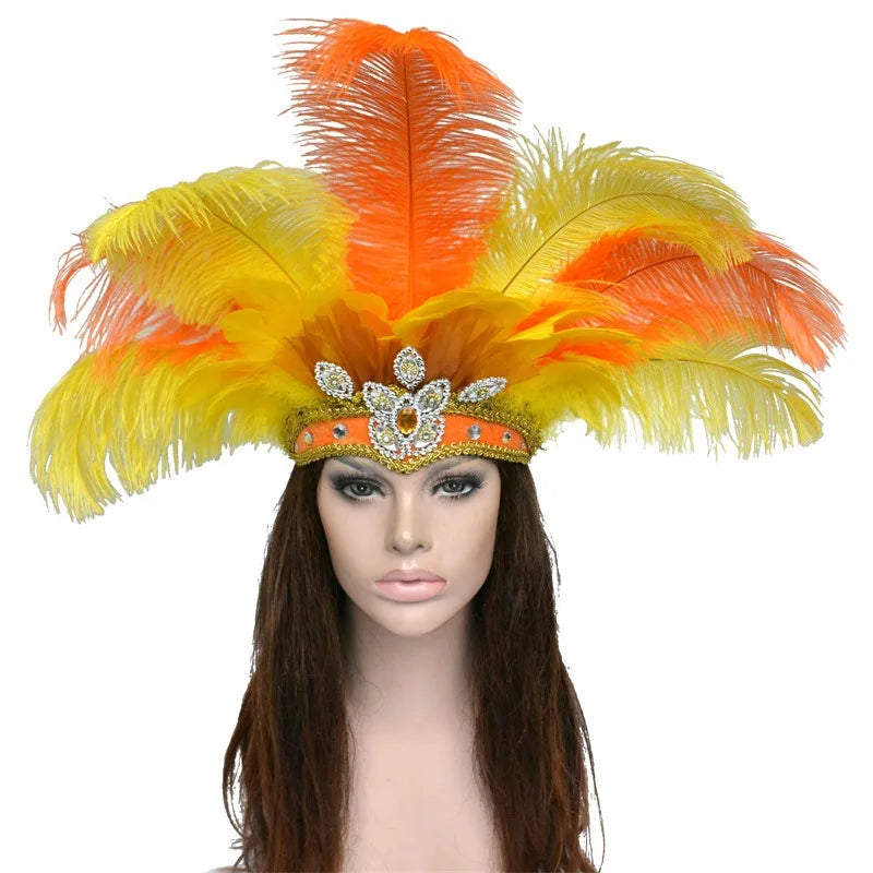 "Sissy Eliza" Drag Queen Feather Headpiece