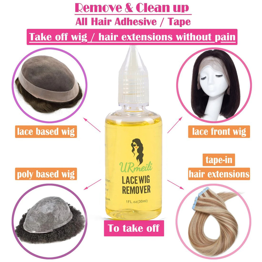 Waterproof Wig Lace Glue Set with Application Tools & Hair Wax Stick