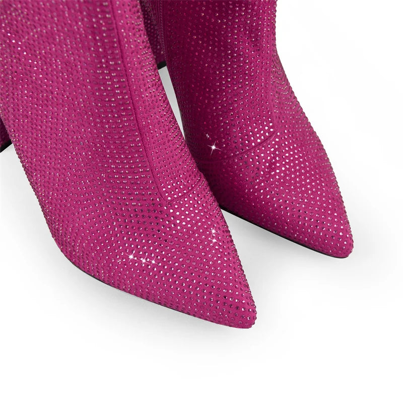 "Sissy Sophie" Square Heels Boots