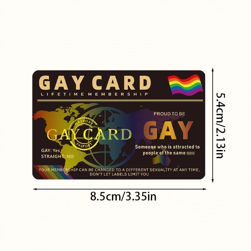 LGBTQ+ Pride  Membership Card