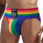 Load image into Gallery viewer, Rainbow Pride Body Sexy Bondage Gay Underwear
