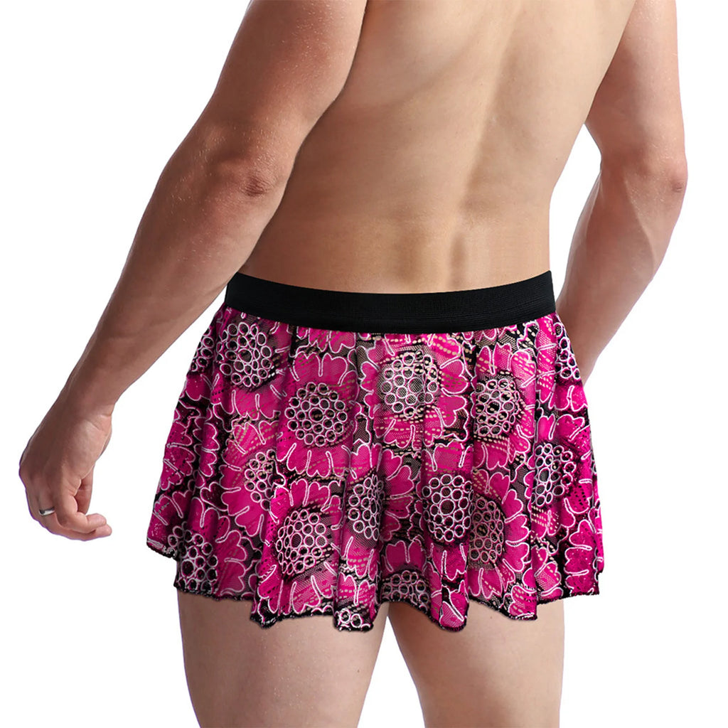 "Sissy Violet" Pleated  Short Skirt