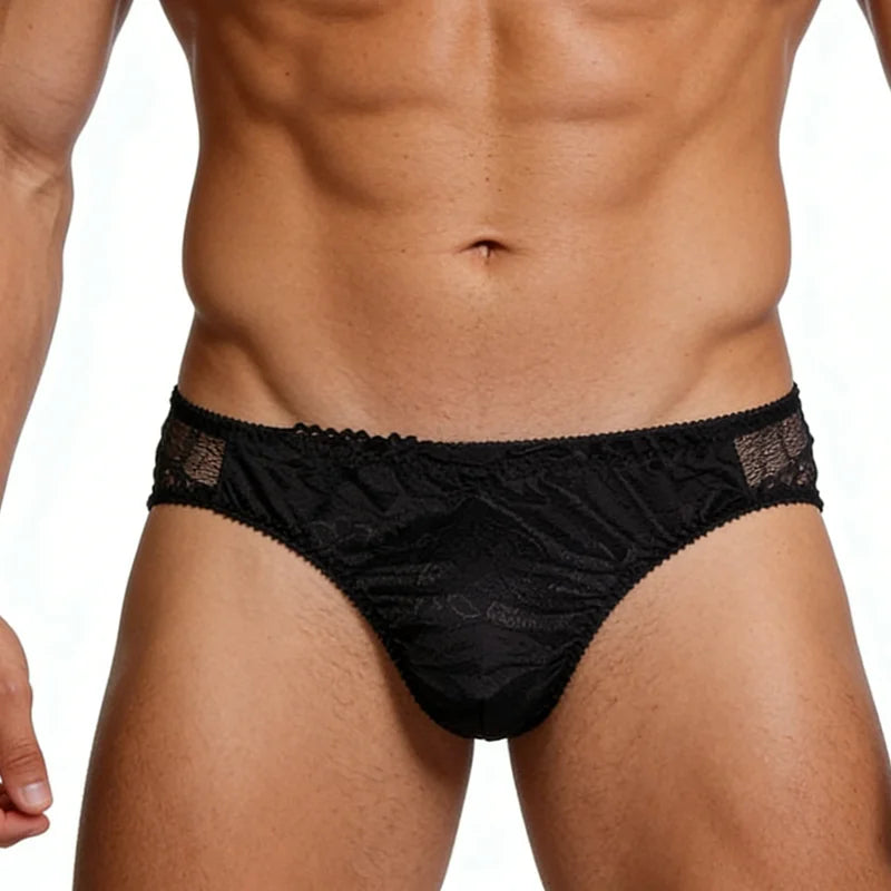 Lace Pouch Panty Brief | Stretch Underwear