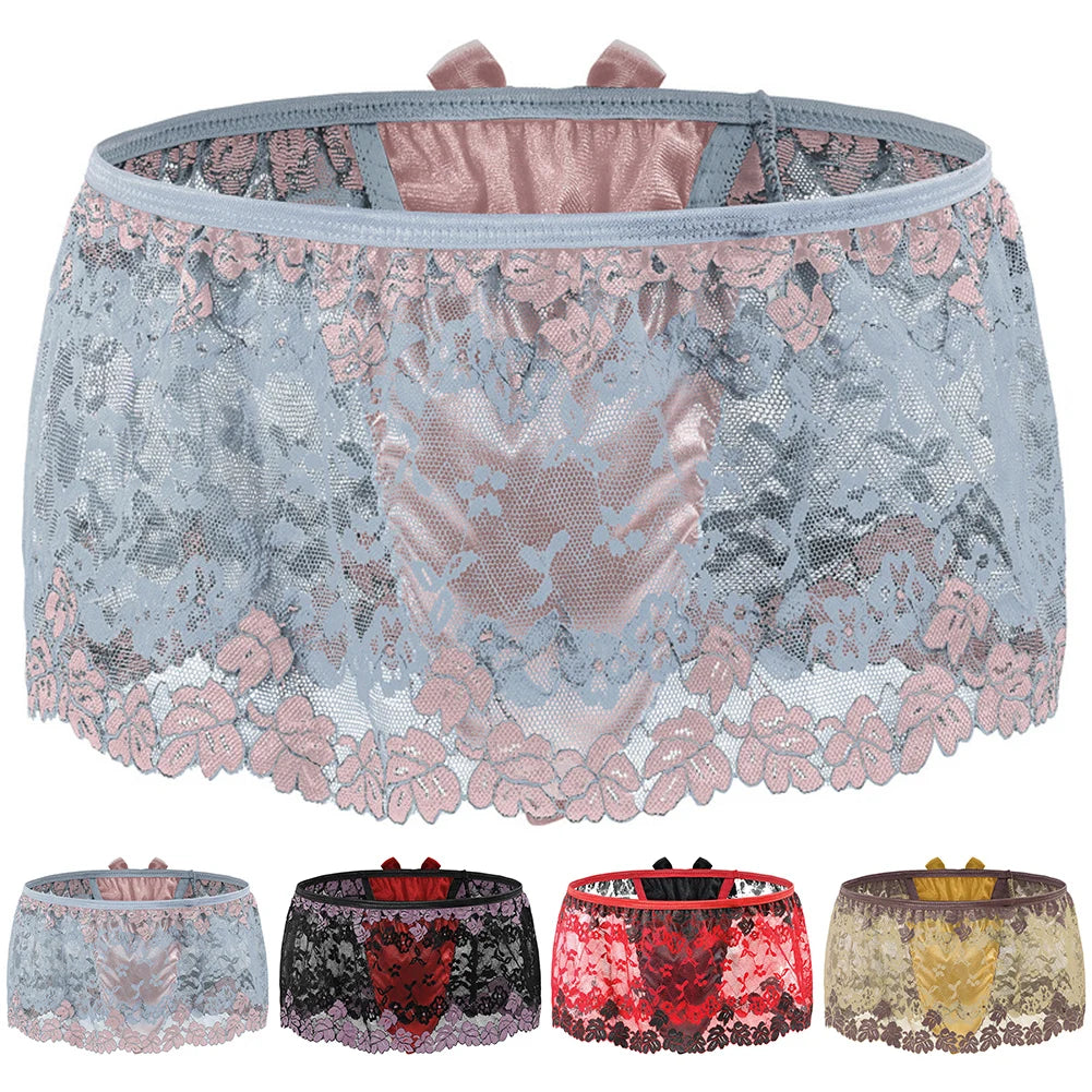 "Sissy Emily" Lace Lingerie Skirt