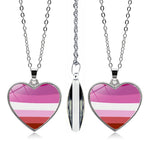 Load image into Gallery viewer, LGBT Gay Rainbow Pride Flag Necklace
