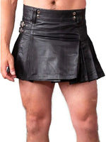 Load image into Gallery viewer, &quot;Alayna&quot; Faux  Leather Transvestite Pleated Skirt
