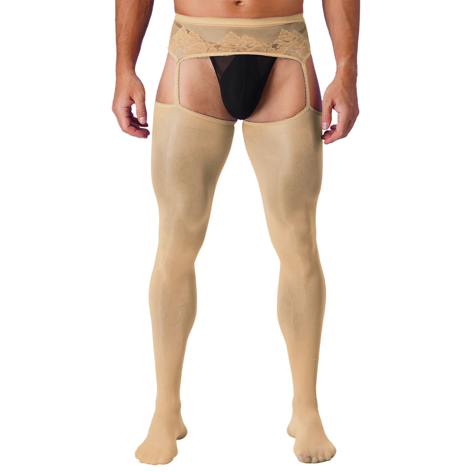 "Sissy Winnie" Ultra Thin Mesh Leggings.