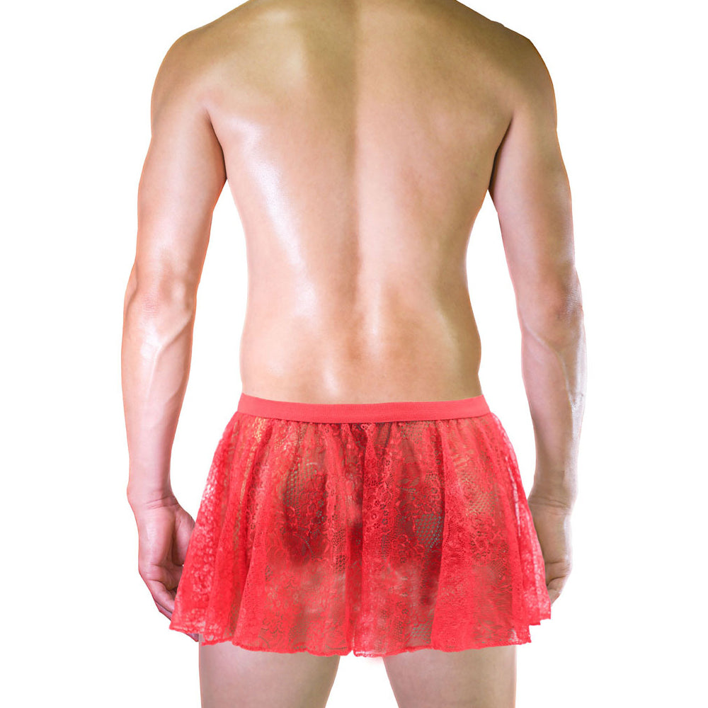 Lingerie for Men "Sissy Kira" Lace Trim Skirt