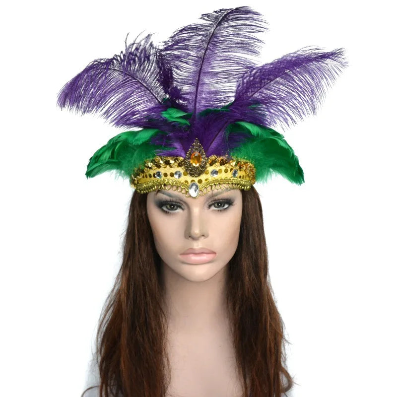 "Sissy Eliza" Drag Queen Feather Headpiece