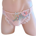 "Sissy Merritt" Briefs | Men's Lace & Bow Frilly Panties for Crossdressing