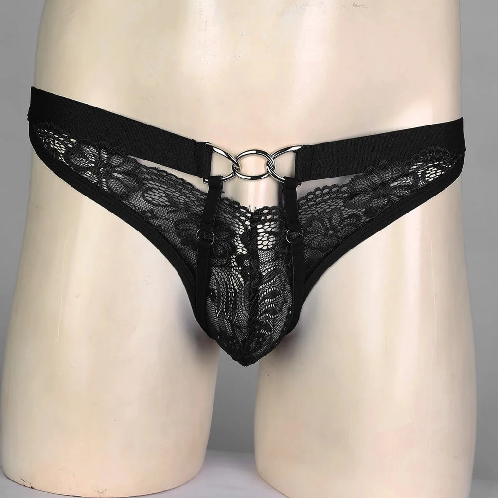 "Sissy Sevyn" Floral Lace Thongs