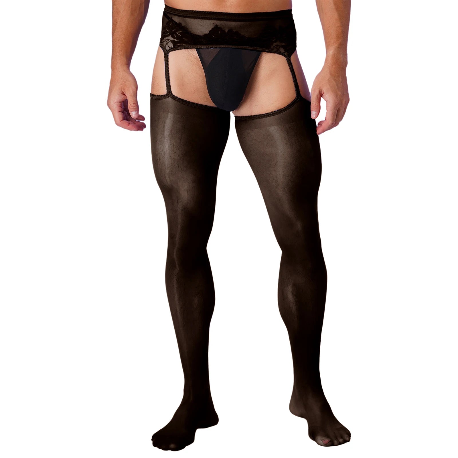 "Sissy Winnie" Ultra Thin Mesh Leggings.