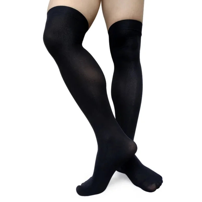 Candy Color Knee-High Socks for Femboys & Femme Styling
