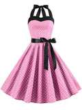 "Sexy Halter" Retro Backless Dresses